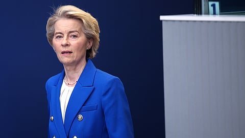 A presidente da Comissão Europeia, Ursula von der Leyen.