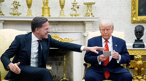 Secretário-geral da NATO elogia Trump e "espantoso" rearmamento europeu