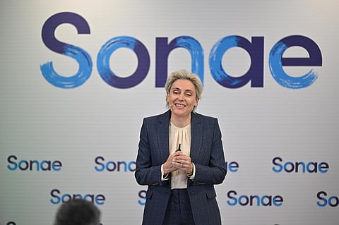 A CEO do grupo Sonae, Cláudia Azevedo