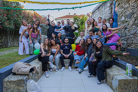Todos os alunos desta residência estudantil internacional são do Brasil.