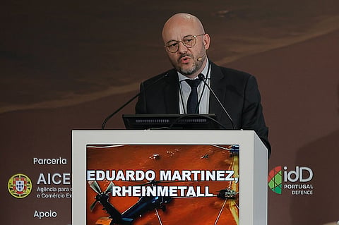 Eduardo Martinez, CEO do área de negócio dos veículos militares da Rheinmetall.