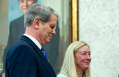 O secretário do Tesouro dos EUA, Scott Bessent