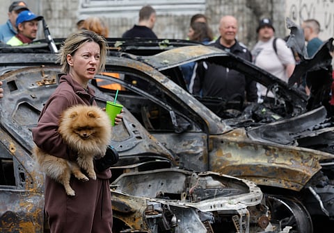 Moscovo voltou a atingir Kiev, deixando 11 pessoas feridas, entre as quais duas crianças.