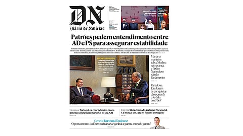 Os títulos do DN desta quarta-feira