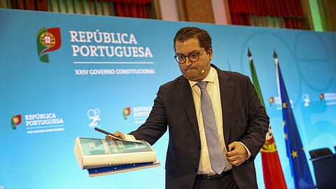 Joaquim Miranda Sarmento, ministro das Finanças.