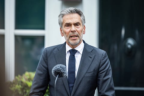 O primeiro-ministro dos Países Baixos, Dick Schoof