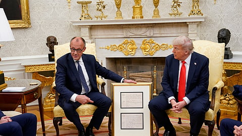 Merz foi recebido por Donald Trump na Casa Branca na quinta-feira, 5 de junho.