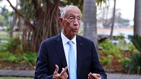Marcelo Rebelo de Sousa, Presidente da República, em São Tomé e Príncipe.