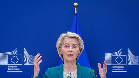 Ursula von der Leyen, presidente da Comissão Europeia.