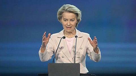 Ursula von der Leyen, presidente da Comissão Europeia.