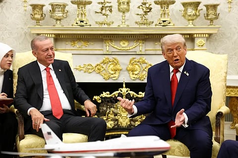 O presidente turco, Recep Tayyip Erdogan, e o homónimo norte-americano, Donald Trump, reuniram na quinta-feira, 26 de setembro, na Casa Branca.