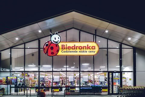 Cadeia de lojas Biedronka, detida pela Jerónimo Martins