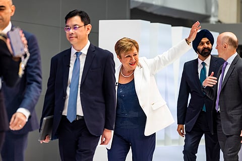 Kristalina Georgieva, diretora-geral do FMI. Washington, 14 de outubro de 2025.