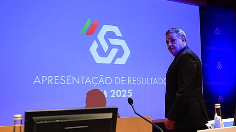 O CEO da Caixa Geral de Depósitos, Paulo Macedo, na apresentação dos resultados dos primeiros nove meses de 2025