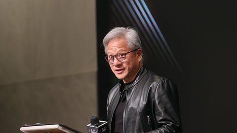 Jensen Huang, CEO da Nvidia, empresa que hoje vale mais do que a Alemanha ou o Japão.