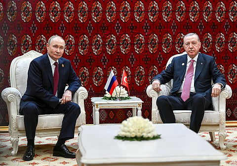 Putin e Erdogan estiveram reunidos esta semana no Turquemenistão.
