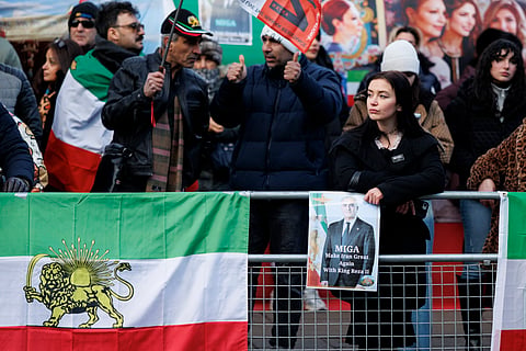 Em Londres, uma manifestação em solidariedade com os protestos no Irão