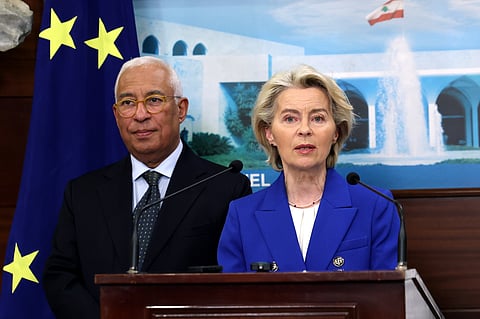 António Costa e Von der Leyen