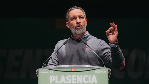 Santiago Abascal, líder do Vox