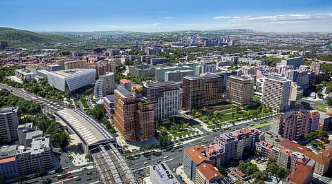 O projeto Entrecampos vai erguer sete edifícios de escritórios e três residenciais