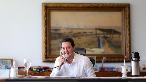 Ratinho Júnior: “Se for eu o candidato a presidente, estarei pronto, se não, estarei junto”