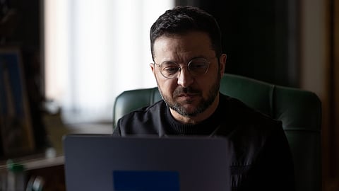 Seguro transmitiu a Zelensky “contínuo e inabalável” apoio de Portugal. Líderes falaram na reconstrução da Ucrânia e na adesão à UE