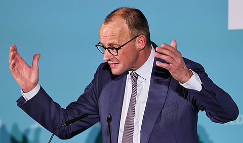 O chanceler alemão Friedrich Merz.