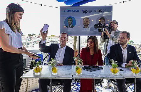 A apresentação juntou Teresa Mesquita, administradora executiva e COO da SIBS, Massimo Itta, CCO Bancomat e Alfred Baroulier, da EPI.