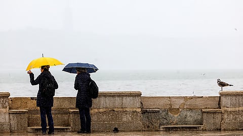 Seis distritos do continente estão hoje sob aviso amarelo devido à chuva
