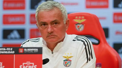Treinador do Benfica, José Mourinho