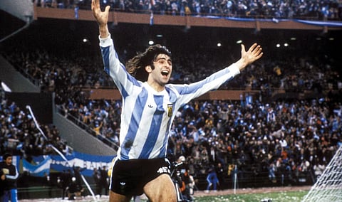 Mario Kempes foi o grande herói argentino no torneio.