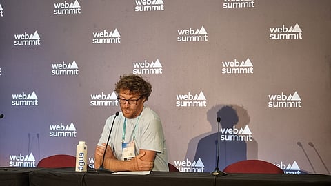 Paddy Cosgrave falou aos jornalistas na Web Summit Brasil