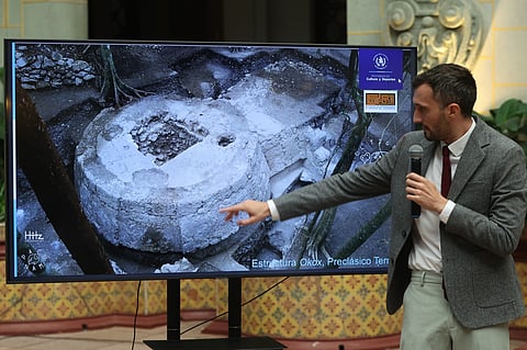 Descoberta que data do período Pré-Clássico Final (100 a.C. - 150 d.C.).