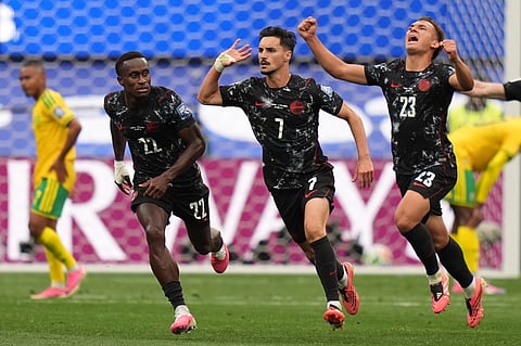 Stephen Eustáquio, com o número 7, deu o apuramento ao Canadá