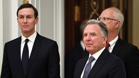 Jared Kushner e Steve Witkoff, enviados dos EUA.