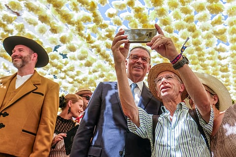 Presidente participou da abertura das Festas do Povo de Campo Maior.