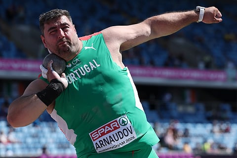 Europeus de atletismo: Tsanko Arnaudov 17.º na qualificação do lançamento do peso