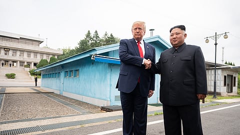 Último encontro de Trump com Kim aconteceu na zona desmilitarizada da Coreia, em junho de 2019.