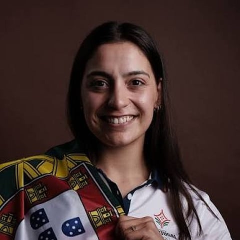 Karateca Ana Rita Oliveira ganha ouro na categoria de +68 kg nos Jogos do Mediterrâneo