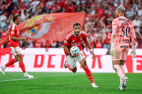 Pavlidis já leva oito golos na Liga 2026/27. Frente ao Gil Vicente foram mais dois.