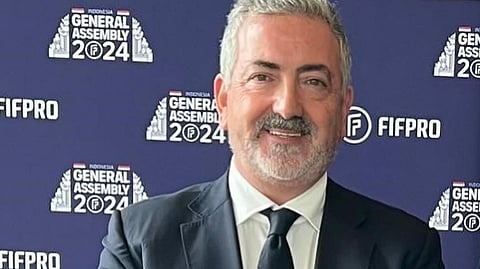 Joaquim Evangelista, presidente do Sindicato de Jogadores.