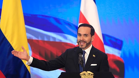 O presidente Abelardo de la Espriella.