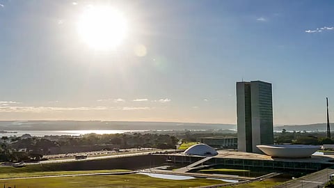 Esplanada dos Ministérios, em Brasília.