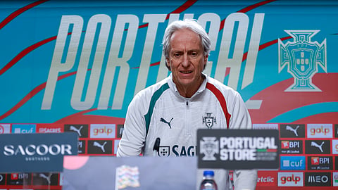 O selecionador de Portugal, Jorge Jesus