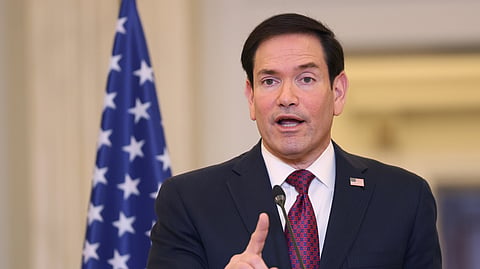 Marco Rubio está na Grécia.