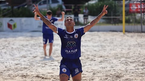 Bê Martins, que foi eleito o melhor jogador do Mundo em 2024, juntou-se ao Vila Flor este verão.