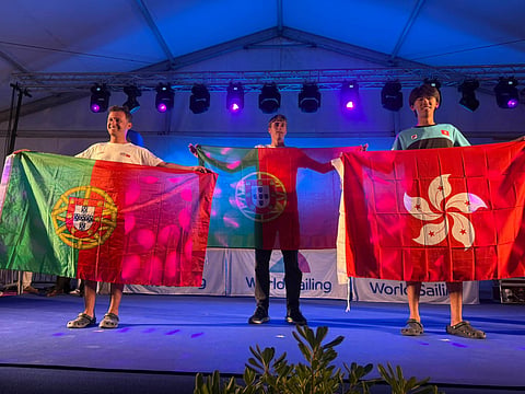José Campos, de 14 anos, conquista ouro mundial de vela inclusiva em Portimão