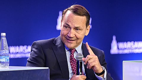 Radoslaw Sikorski, chefe da diplomacia da Polónia.