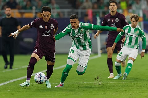 FC Porto permite reviravolta do Betis e soma segunda derrota na Liga dos Campeões