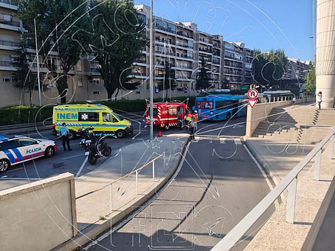 Colisão entre dois autocarros e um automóvel faz 14 feridos ligeiros em Braga